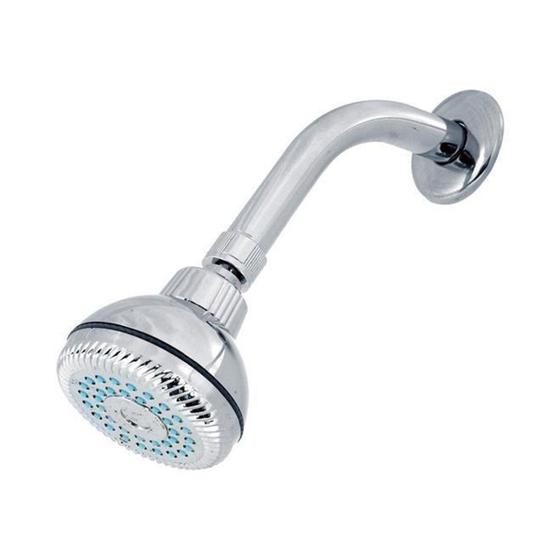 Imagem de Ducha Articulada Single Com Crivo Abs E Tubo Curto Inox Higiban