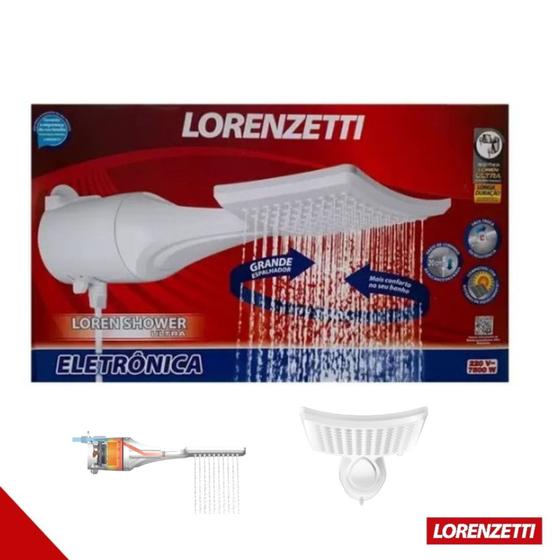 Imagem de Ducha Chuveiro Elétrico Lorenzetti Loren Shower Eletrônico 220V 7500W