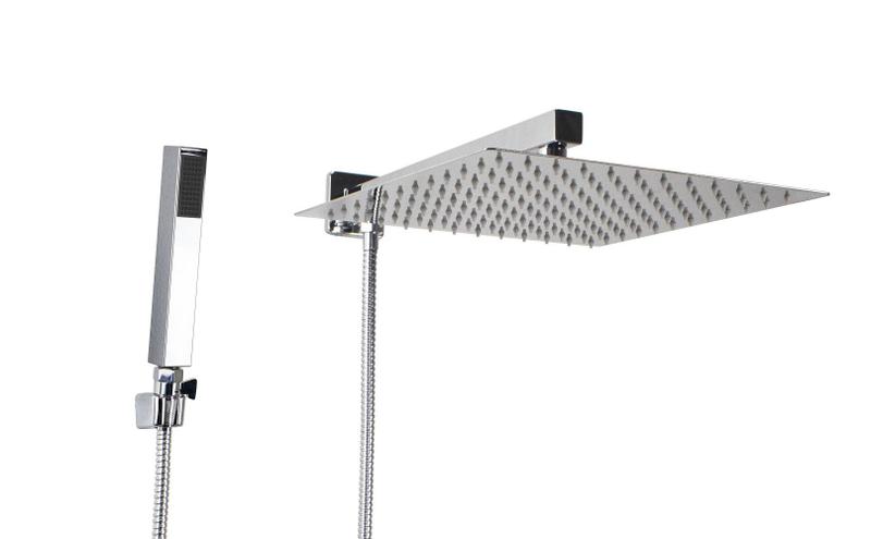 Imagem de Ducha Chuveiro Inox 304 30 cm c/ Ducha Manual em ABS com Trava