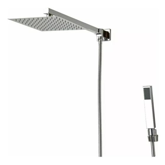 Ducha Chuveiro Slim Prizi Quadrado 20x20cm Inox 304 Cromada com Braço e Desviador é ruim? Ducha Chuveiro Slim Prizi Quadrado 20x20cm Inox 304 Cromada com Braço e Desviador é boa?