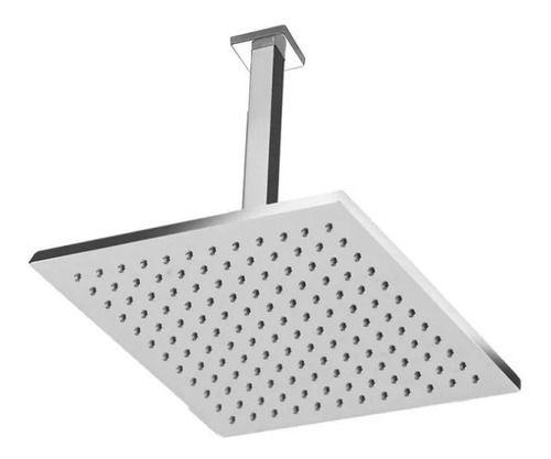 Imagem de Ducha Cromada 25cm. Slim Quadrada Em Inox Para Teto