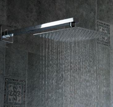 Ducha Cromada Slim Quadrada 25x25cm. Inox Silver Edition Menor preço em Ducha Cromada Slim Quadrada 25x25cm. Inox Silver Edition