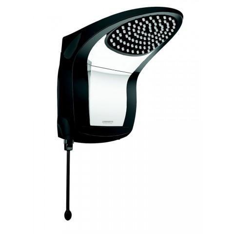 Ducha de Parede Eletrônico Acqua Jet Ultra 6800W Preto com Cromado 220V - Lorenzetti Menor preço em Ducha de Parede Eletrônico Acqua Jet Ultra 6800W Preto com Cromado 220V - Lorenzetti