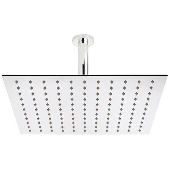 Ducha de Teto Quadrada 25x25 Inox SUS304 25cm Borda Fina com Braço - Máxima Metais Menor preço em Ducha de Teto Quadrada 25x25 Inox SUS304 25cm Borda Fina com Braço - Máxima Metais
