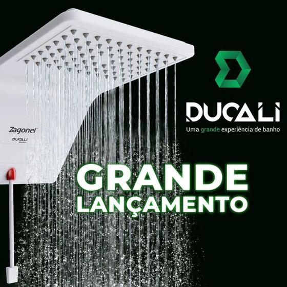 Imagem de Ducha Eletrônica Ducali Branca 7.500W 220V Zagonel