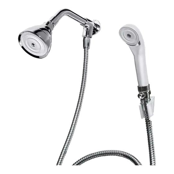 Ducha Fame 3 Pol Flexível Com Desviador Cromada Menor preço em Ducha Fame 3 Pol Flexível Com Desviador Cromada
