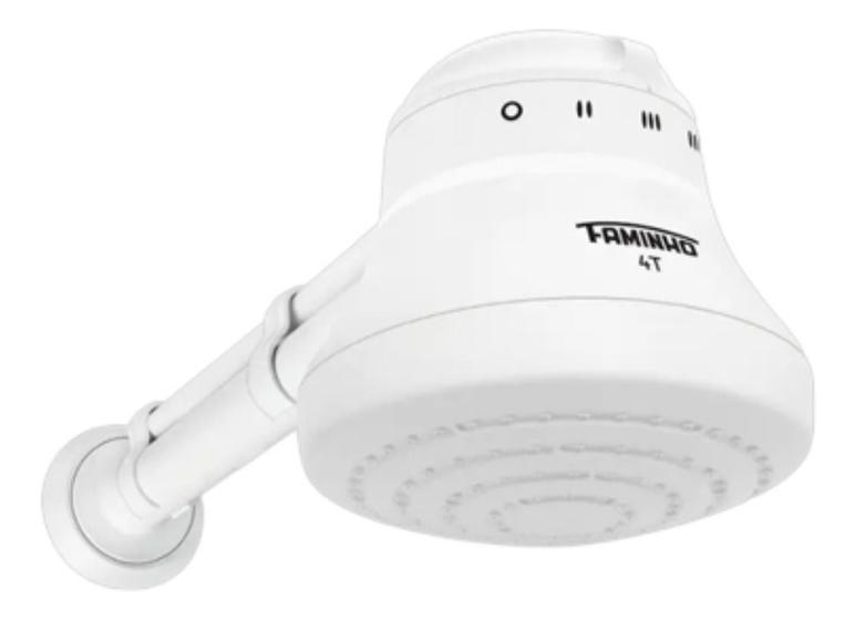 Imagem de Ducha Faminho 4T 220V 6800W Com Cano 30cm Fame