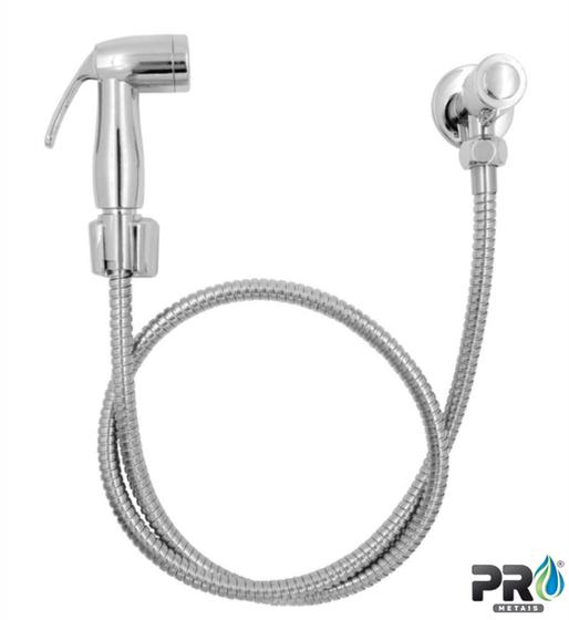 Ducha Higiênica Banheiro Abs Cromada Acionamento 1/4 De Volta Menor preço em Ducha Higiênica Banheiro Abs Cromada Acionamento 1/4 De Volta