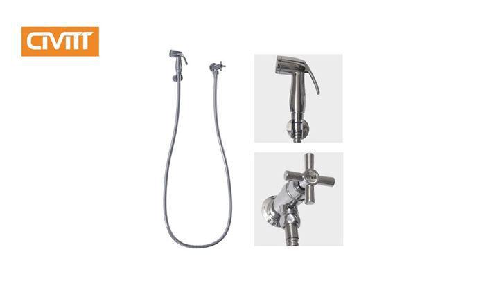 Ducha Higiênica Civitt Cruzeta Abs Cromada 1/4v Menor preço em Ducha Higiênica Civitt Cruzeta Abs Cromada 1/4v