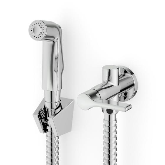 Ducha Higiênica com Derivação Lix Cromado Celite Cromado Menor preço em Ducha Higiênica com Derivação Lix Cromado Celite Cromado