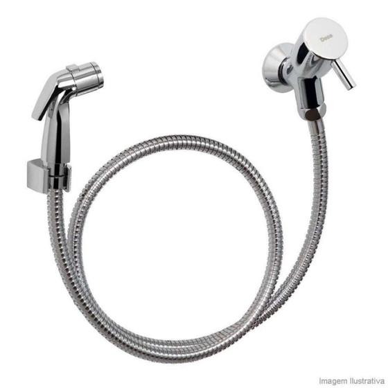 Ducha Higiênica com Registro e Derivação Link 1984 Cromada Deca Menor preço em Ducha Higiênica com Registro e Derivação Link 1984 Cromada Deca