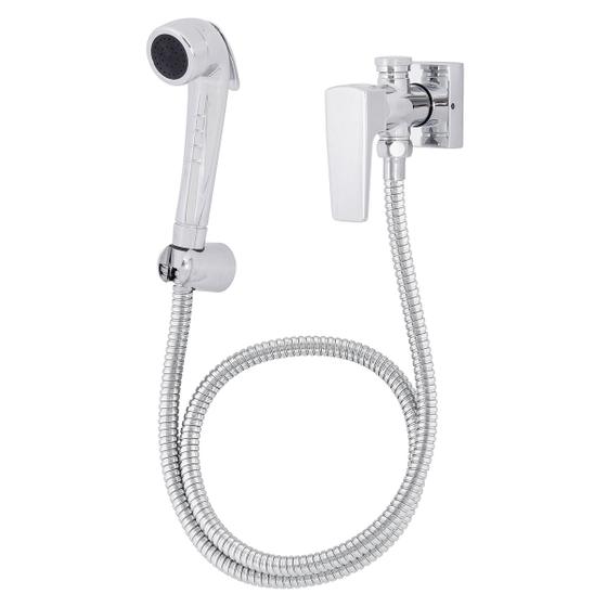 Ducha Higiênica Cromada com Registro e Derivação 1/4 Volta Docol Lift Menor preço em Ducha Higiênica Cromada com Registro e Derivação 1/4 Volta Docol Lift