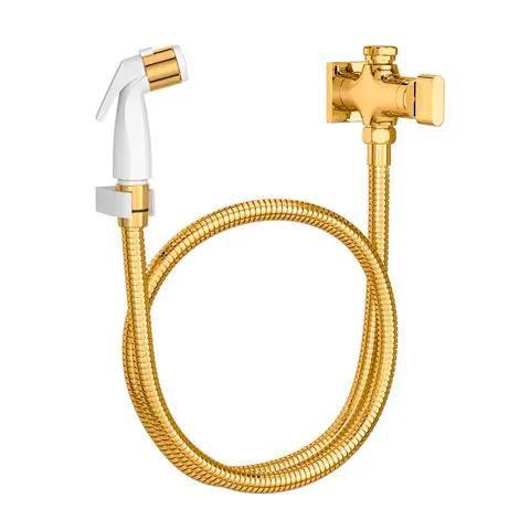 Ducha Higiênica de Parede Polo Com Registro e Derivação Gold - Deca Menor preço em Ducha Higiênica de Parede Polo Com Registro e Derivação Gold - Deca