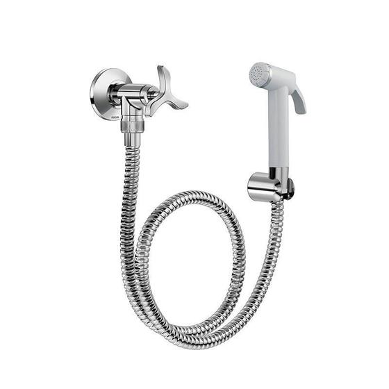Ducha Higiênica Docol Nova Pertutti 900806 com Flexível de 1,20m Branco Menor preço em Ducha Higiênica Docol Nova Pertutti 900806 com Flexível de 1,20m Branco