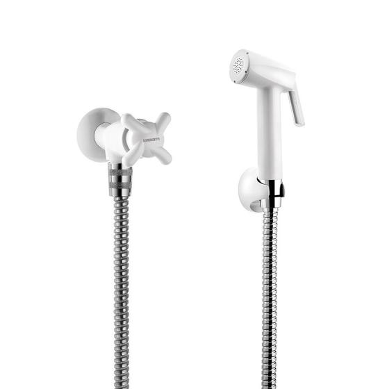 Ducha Higiênica em ABS Branca Completa Lorenzetti Menor preço em Ducha Higiênica em ABS Branca Completa Lorenzetti