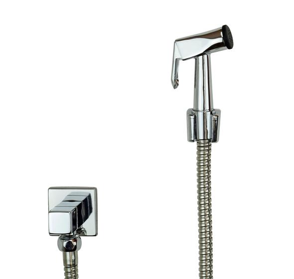 Ducha Higiênica Em Metal Cromado 1,20 Cm Registro Quadrado Menor preço em Ducha Higiênica Em Metal Cromado 1,20 Cm Registro Quadrado