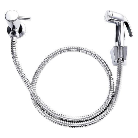 Ducha Higiênica Kelly 167 Flexível 1,20m Metal Cromado Menor preço em Ducha Higiênica Kelly 167 Flexível 1,20m Metal Cromado