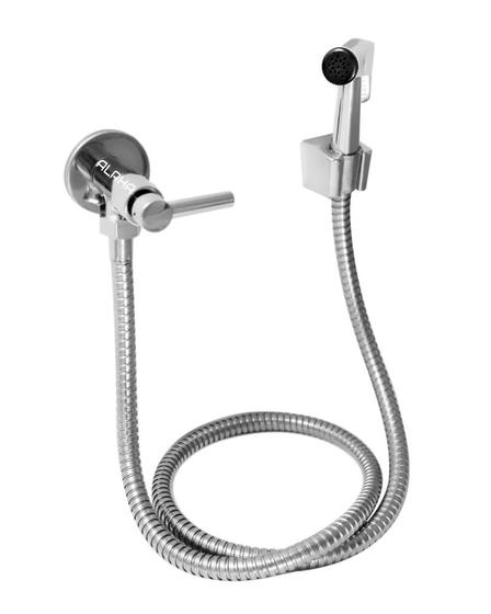 Ducha Higiênica Luxo 100% Metal Completa ¼ Volta C-72 Menor preço em Ducha Higiênica Luxo 100% Metal Completa ¼ Volta C-72