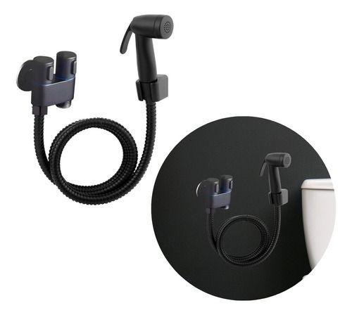 Ducha Higiênica Registro Duas Saídas Metal Preto 1/2 Menor preço em Ducha Higiênica Registro Duas Saídas Metal Preto 1/2