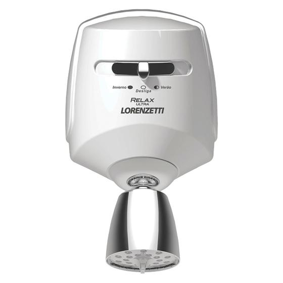 Imagem de Ducha Lorenzetti Relax Ultra 220v 5500w Branco Cromado