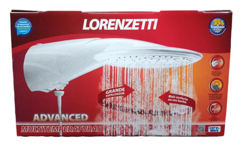 Imagem de Ducha Multi-temperatura Advanced Lorenzetti 7500w/5500w