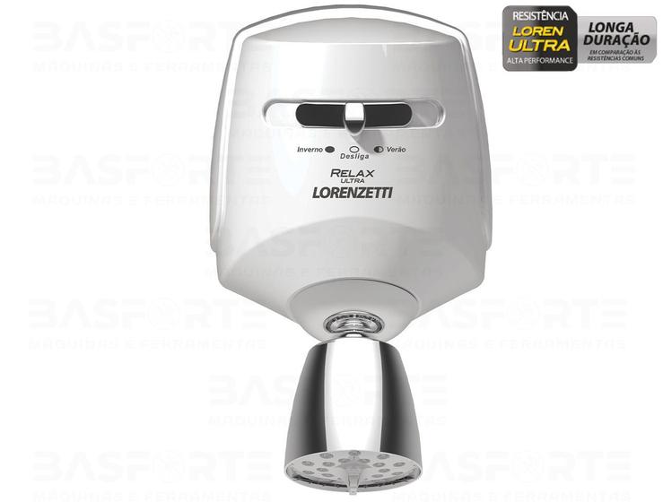 Ducha Relax 5500w Branco E Cromado Lorenzetti 110v ou 220v Menor preço em Ducha Relax 5500w Branco E Cromado Lorenzetti 110v ou 220v
