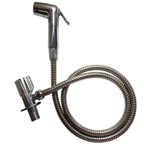 Imagem de Ducha Sanitária Para Banheiros Metal com Inox Luxo