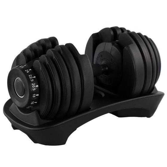 Imagem de Dumbbell Halter Gallant Elite Pro 24Kg Regulável Com Base