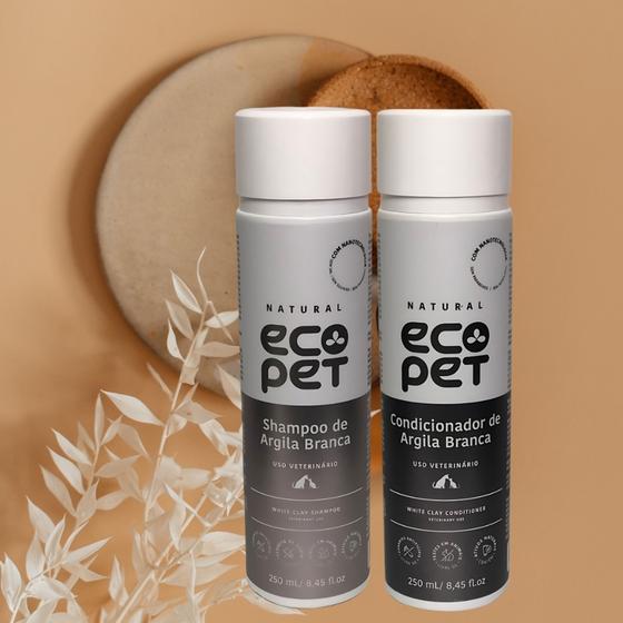 Imagem de Duo Argila Branca (Shampoo + Condicionador) 250 mL Natural Ecopet