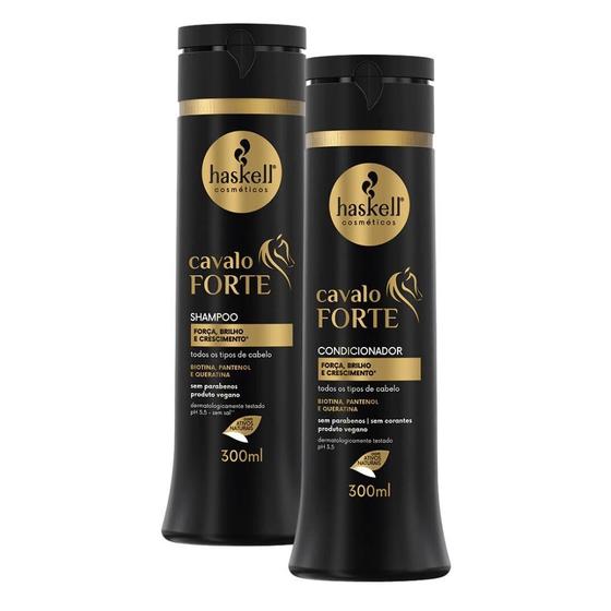 Imagem de Duo Cavalo Forte Shampoo E Condicionador 300Ml Haskell