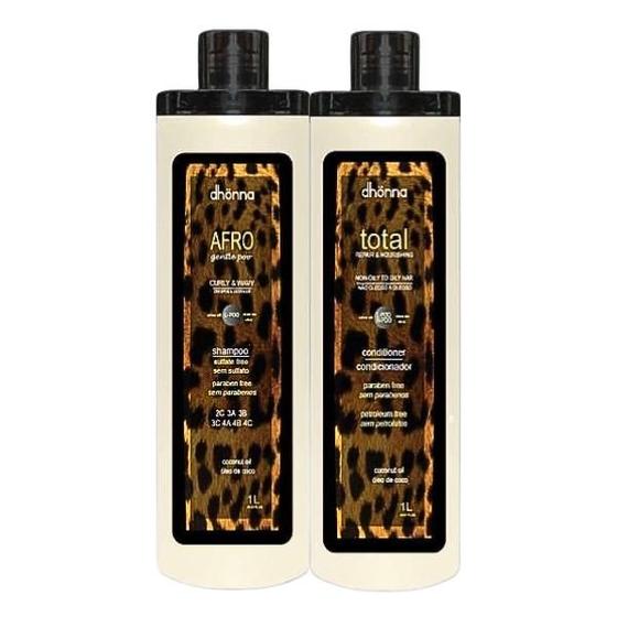 Imagem de Duo Shampoo e Condicionador Afro 1L - Dhonna