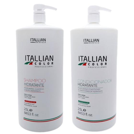 Imagem de Duo Shampoo e Condicionador Hidratante Itallian Color 2,5L