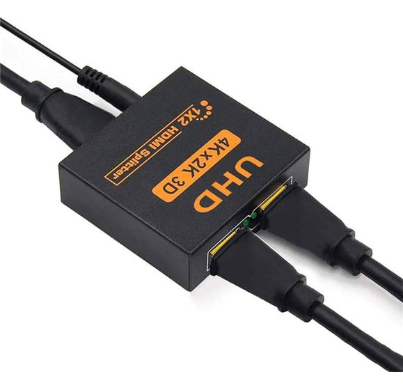 Imagem de Duplicador De Imagem Splitter 1x2 Divisor Hdmi 4k 3840p