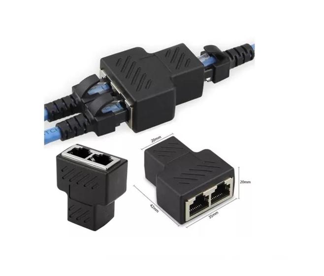 Duplicador De Saídas Cabo De Rede Rj45 Splitte Divisor Y 1x2 é ruim? Duplicador De Saídas Cabo De Rede Rj45 Splitte Divisor Y 1x2 é boa?