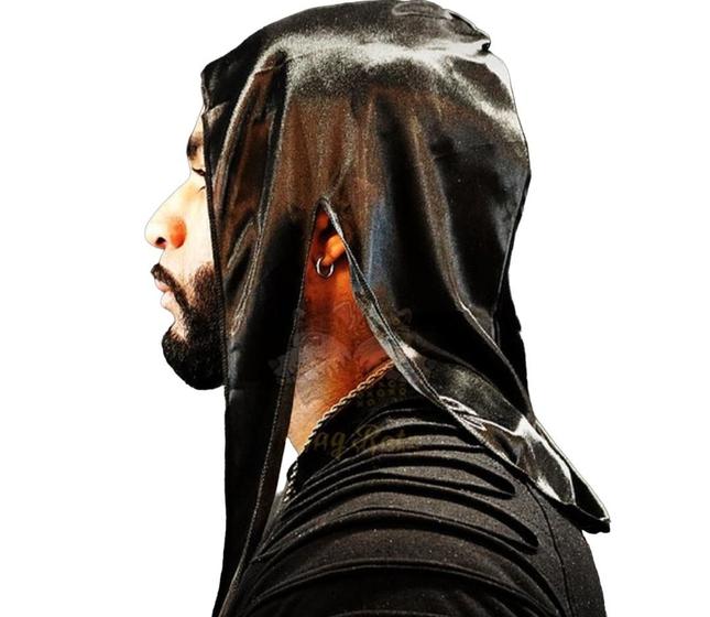 Menor preço em Durag  Bandana Silky Dureg Preta 