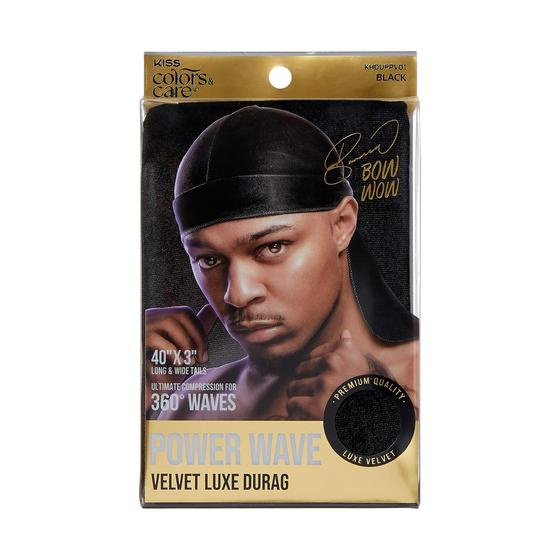 Imagem de Durag KISS COLORS & CARE Power Wave Velvet Luxe Black