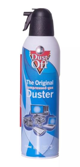 Dust off spray de ar comprimido 300ml Menor preço em Dust off spray de ar comprimido 300ml