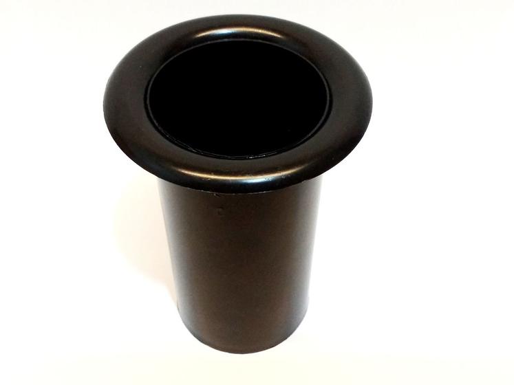Imagem de Duto 2'' preto aero duto para caixa de som acustica automotivo aeroduto dutada 2 polegadas