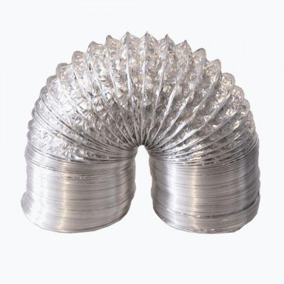 Duto Flexível Sem Isolamento 150mm Rolo Com 3 Metros Menor preço em Duto Flexível Sem Isolamento 150mm Rolo Com 3 Metros
