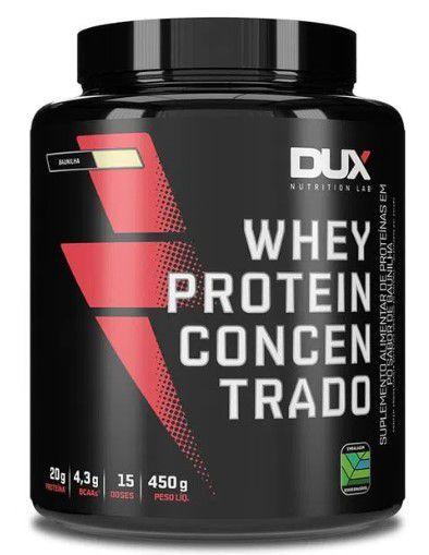 Imagem de Dux - whey protein concentrado baunilha - pote 450g