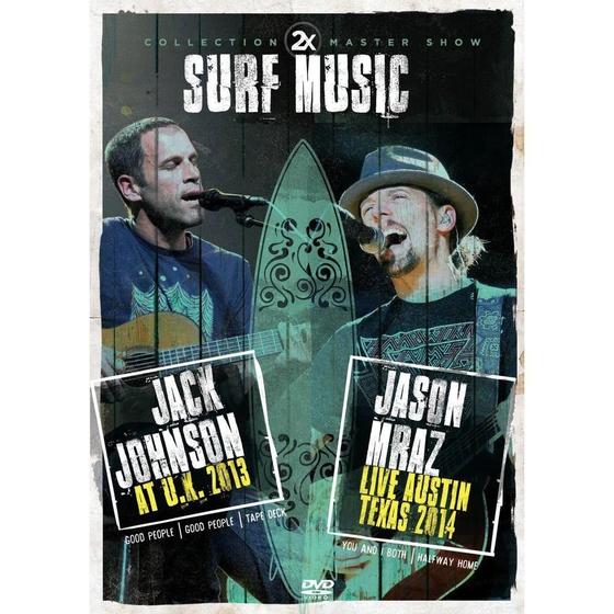 Imagem de DVD 2X Colection Surf Music Jack Johnson & Jason Mraz