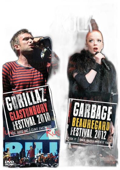 Imagem de DVD 2x Trip Rock Gorillaz e Garbage