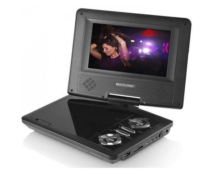 Imagem de DVD Automotivo Multilaser Portátil 7”