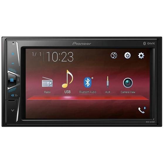 Imagem de DVD Automotivo Pioneer MVH-G218BT, 2 DIN, Tela 6,2”, Entrada USB, Bluetooth 