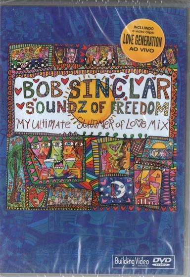 Imagem de DVD Bob Sinclar Soundz of Freedom Incluindo Love Generation