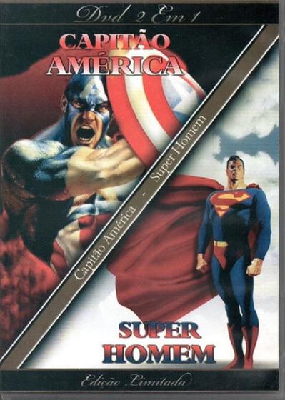 Imagem de DVD Capitão América e Super Homem - Animação - 90 min