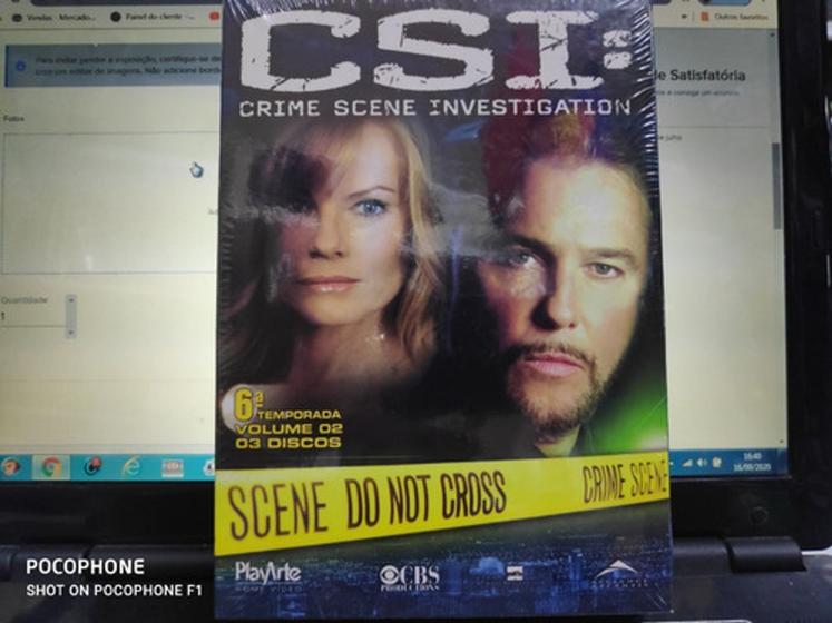 Imagem de dvd CSI - crime scene investigation temorada 6 vol.2