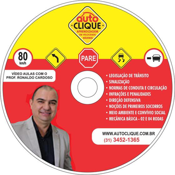 Imagem de Dvd Curso Teórico De Habilitação De Trânsito - Vídeo Aulas