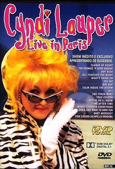 Imagem de DVD Cyndi Lauper  Cyndi Lauper Live In Paris