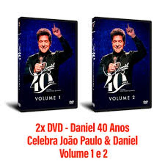 Imagem de Dvd Daniel 40 Anos + Convidados - 2 Dvd's - Vol.1 + Vol.2